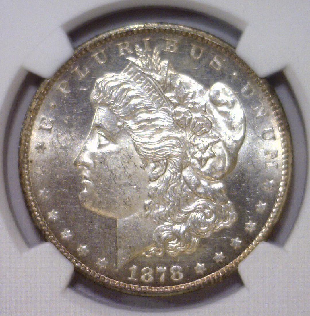 1878-CC Morgan Silver Dollar NGC UNC Details ObvWM (1 of 3)