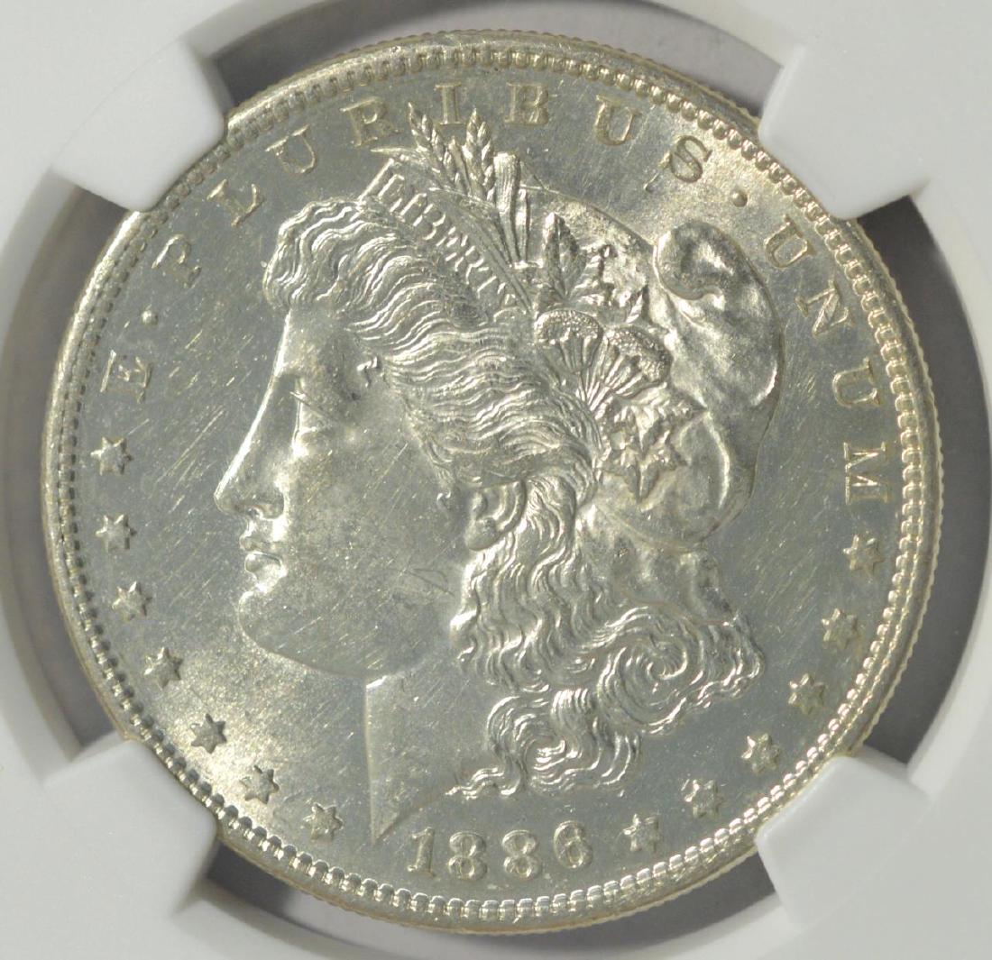 1886-S Morgan Silver Dollar NGC UNC Details RI/C (1 of 3)