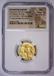 Heraclius BYZANTINE 613 AD Gold AV Solidus NGC AU
