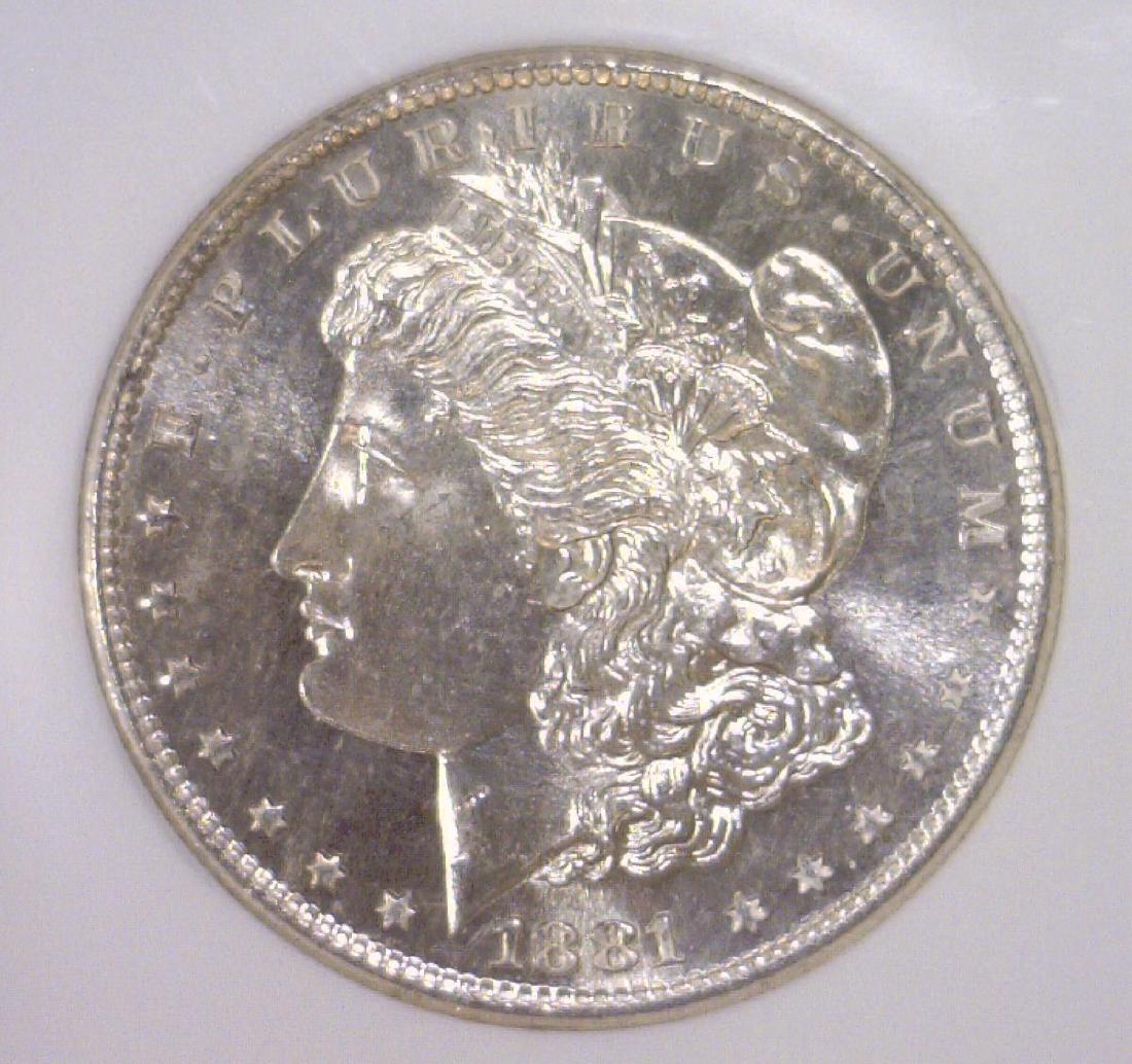 1881-S Morgan Silver $1 Prooflike NGC MS63 PL (1 of 3)