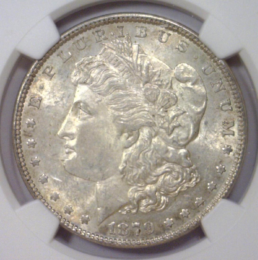 1879 Morgan Silver Dollar NGC MS62 (1 of 3)