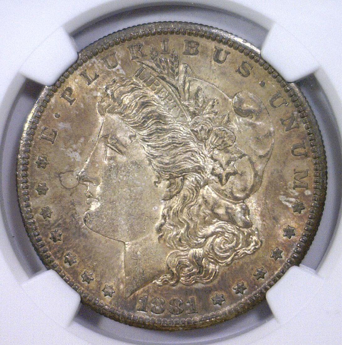 1881-S Morgan Silver Dollar NGC MS62 (1 of 3)