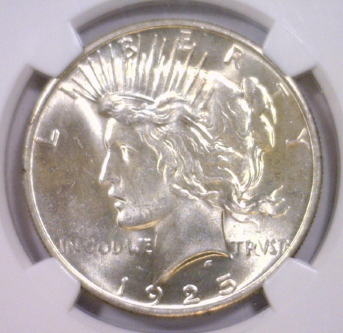 1925 Peace Silver Dollar NGC MS63 (1 of 3)