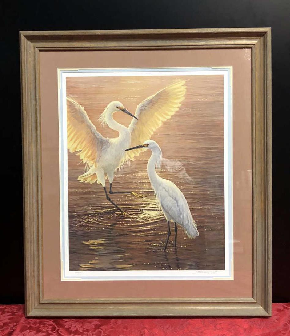 Evening Duet Snowy Egrets S/N Print Seerey-Lester (1 of 8)