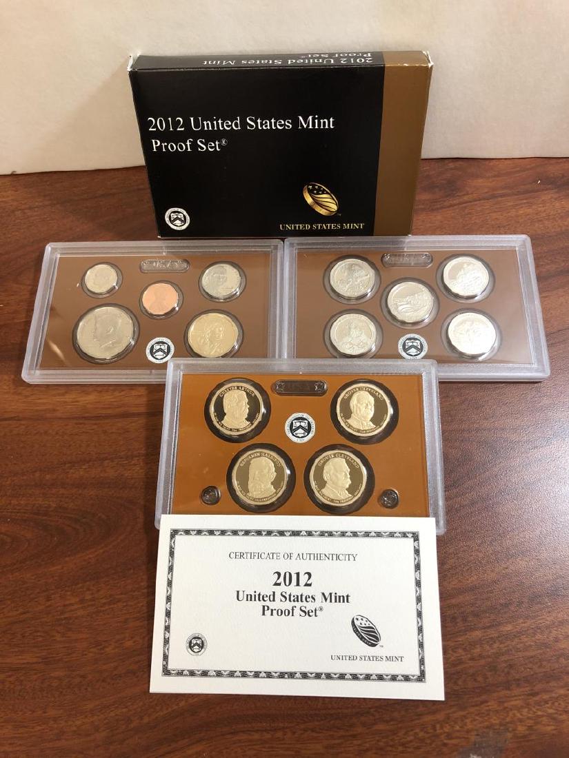 2012 US Proof Set with Box & COA (1 of 1)