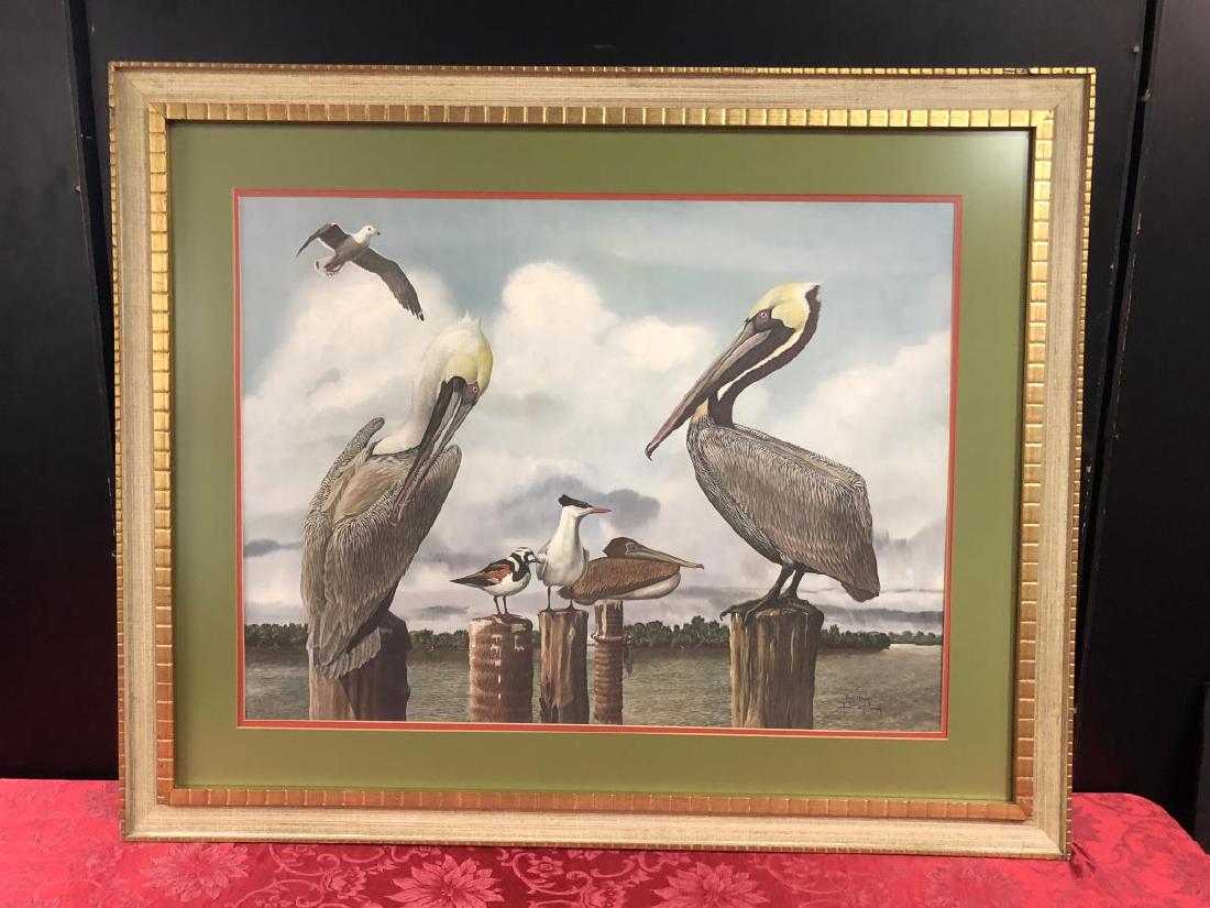 Ray Harm The Pelicans Large Framed Print (1 of 5)
