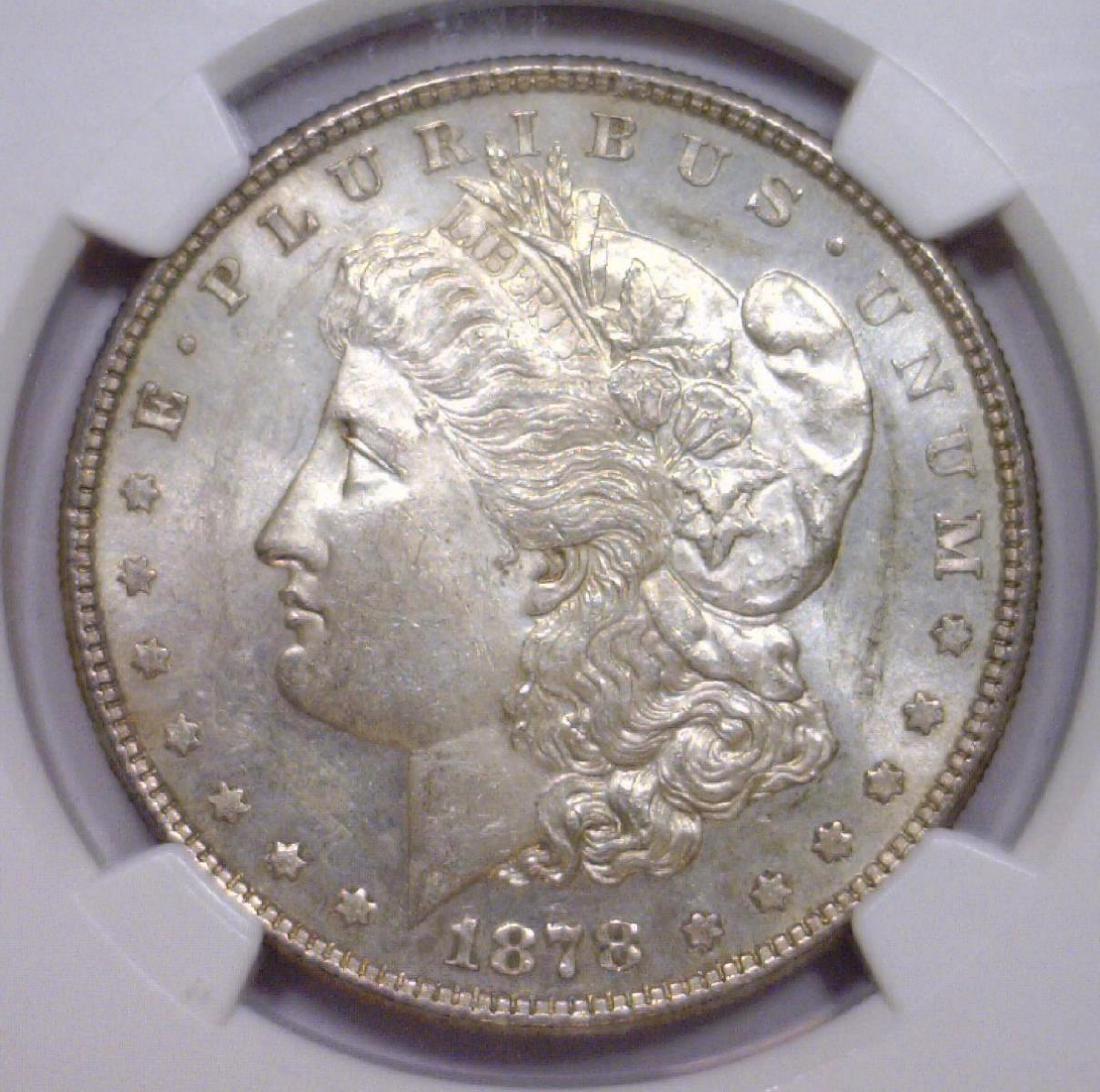 1878 8TF Morgan Silver Dollar NGC MS60 (1 of 3)