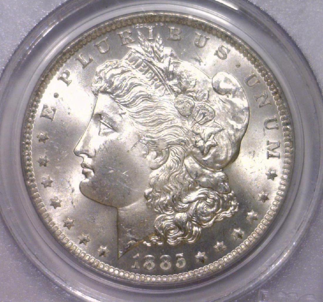 1885-O Morgan Silver Dollar Gem BU PCGS MS65 (1 of 3)
