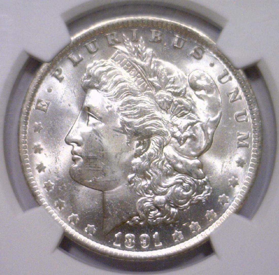1891-O Morgan Silver Dollar NGC MS63 (1 of 3)