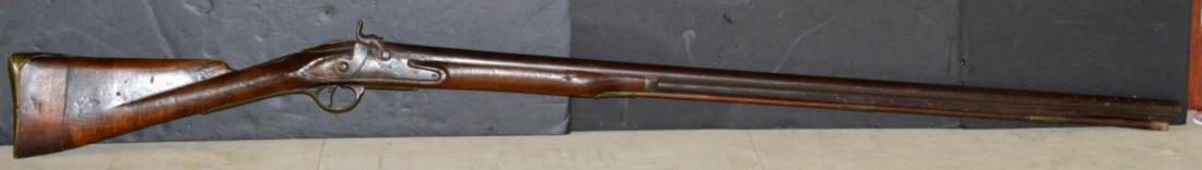 Antique Tower Musket Rifle .78 cal British Manuf.: Antique Tower Musket Rifle with British Proofs. " Crown with GR" .78 cal with a 41" barrel & 60" overall length. Two piece stock which has been heavily repaired in the butt area but still has original