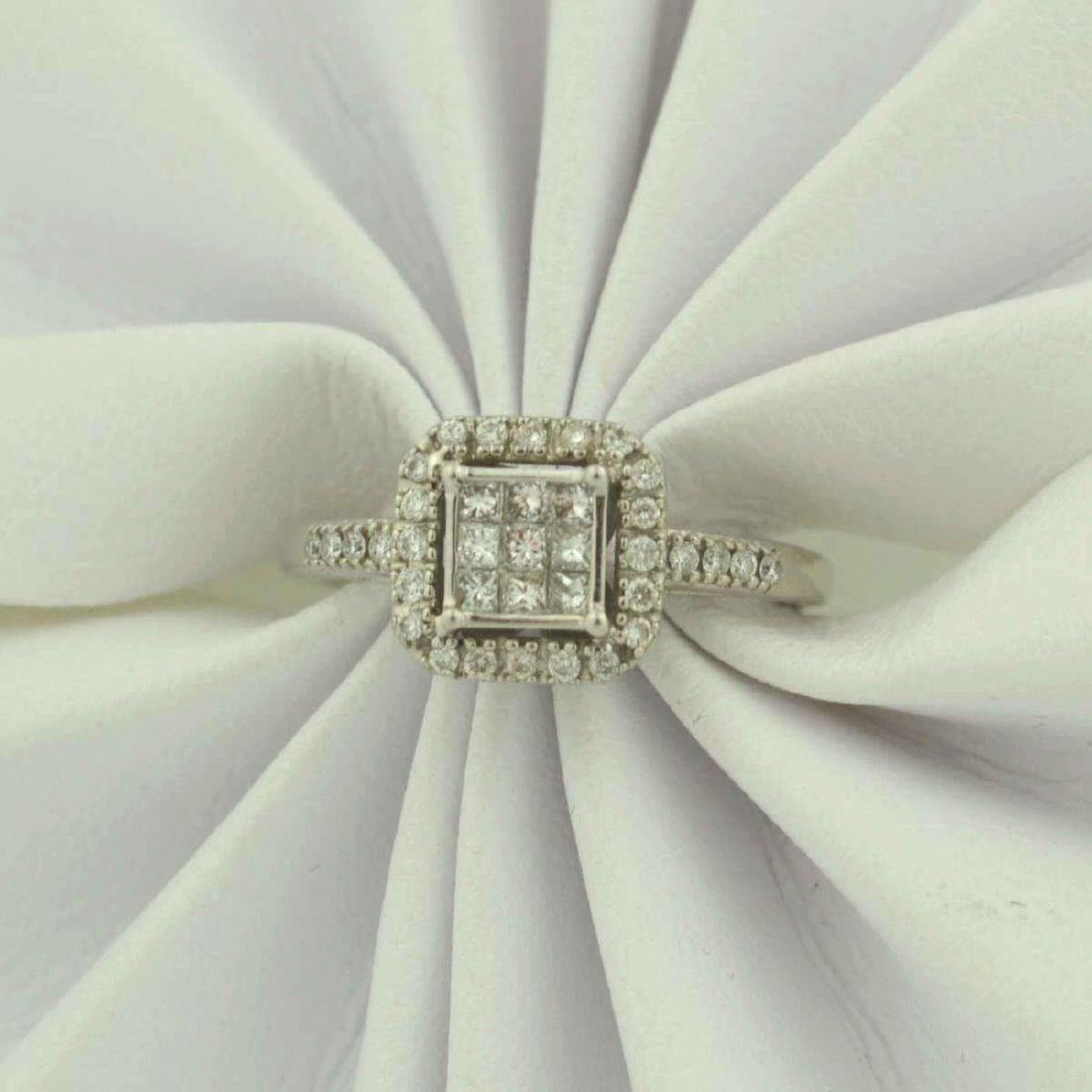 14kt white gold diamond ring (1 of 5)