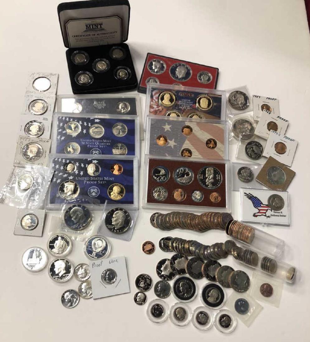 Lot of 150+ Proof US & World Coins, Some Silver (1 of 7)