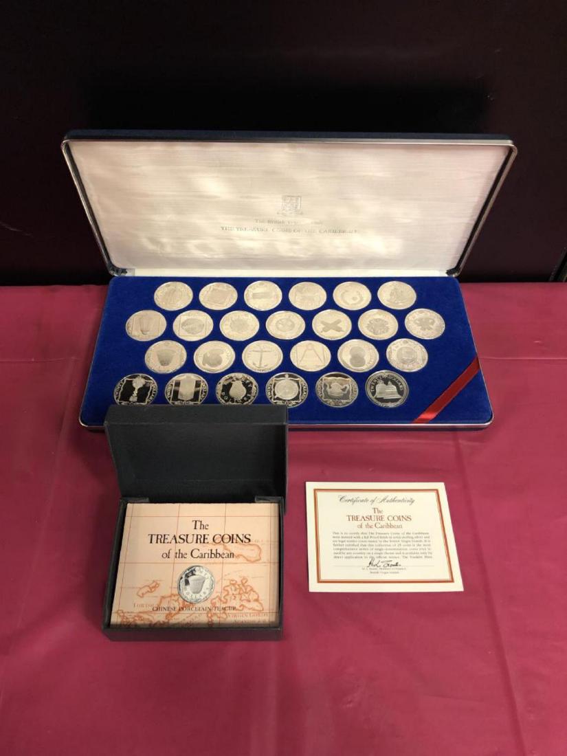Treasure Coins Of The Caribbean Sterling Set (1 of 5)
