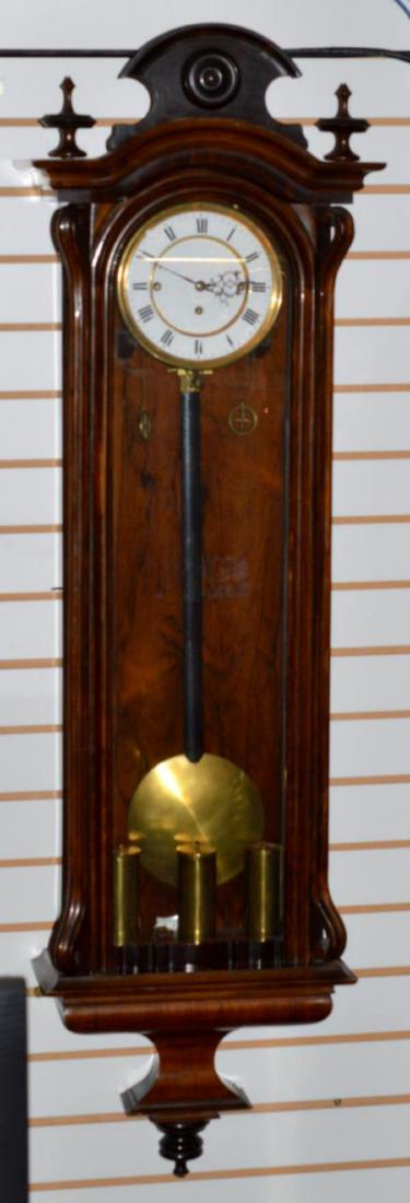 Vienna 3 Weight Regulator Vintage Wall Clock (1 of 6)