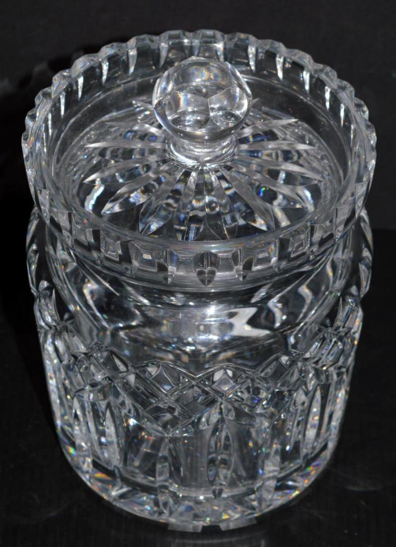 Waterford Lidded Biscuit Jar Cut Clear Crystal (1 of 4)