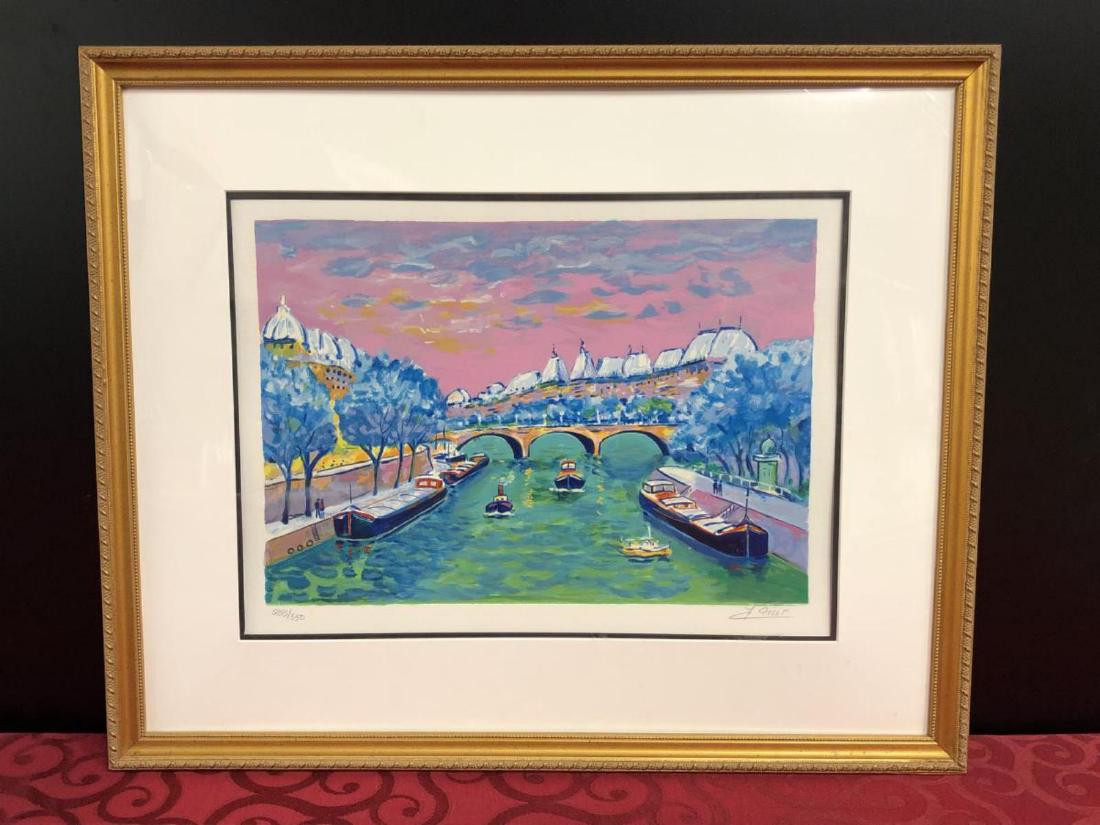 Framed Signed Numbered Print Jean-Claude Picot (1 of 6)