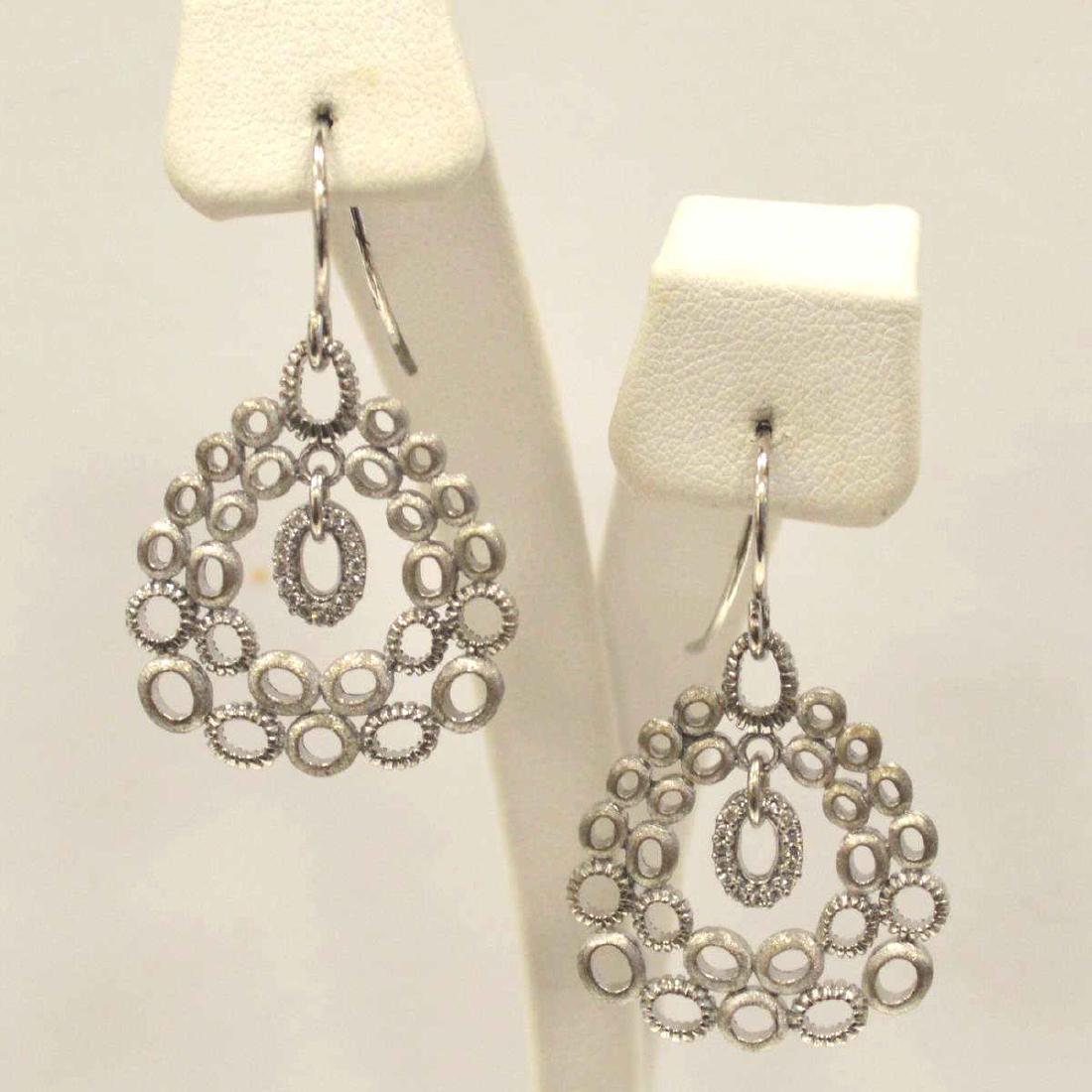 Lady's Sterling Silver Drop Earrings (1 of 4)