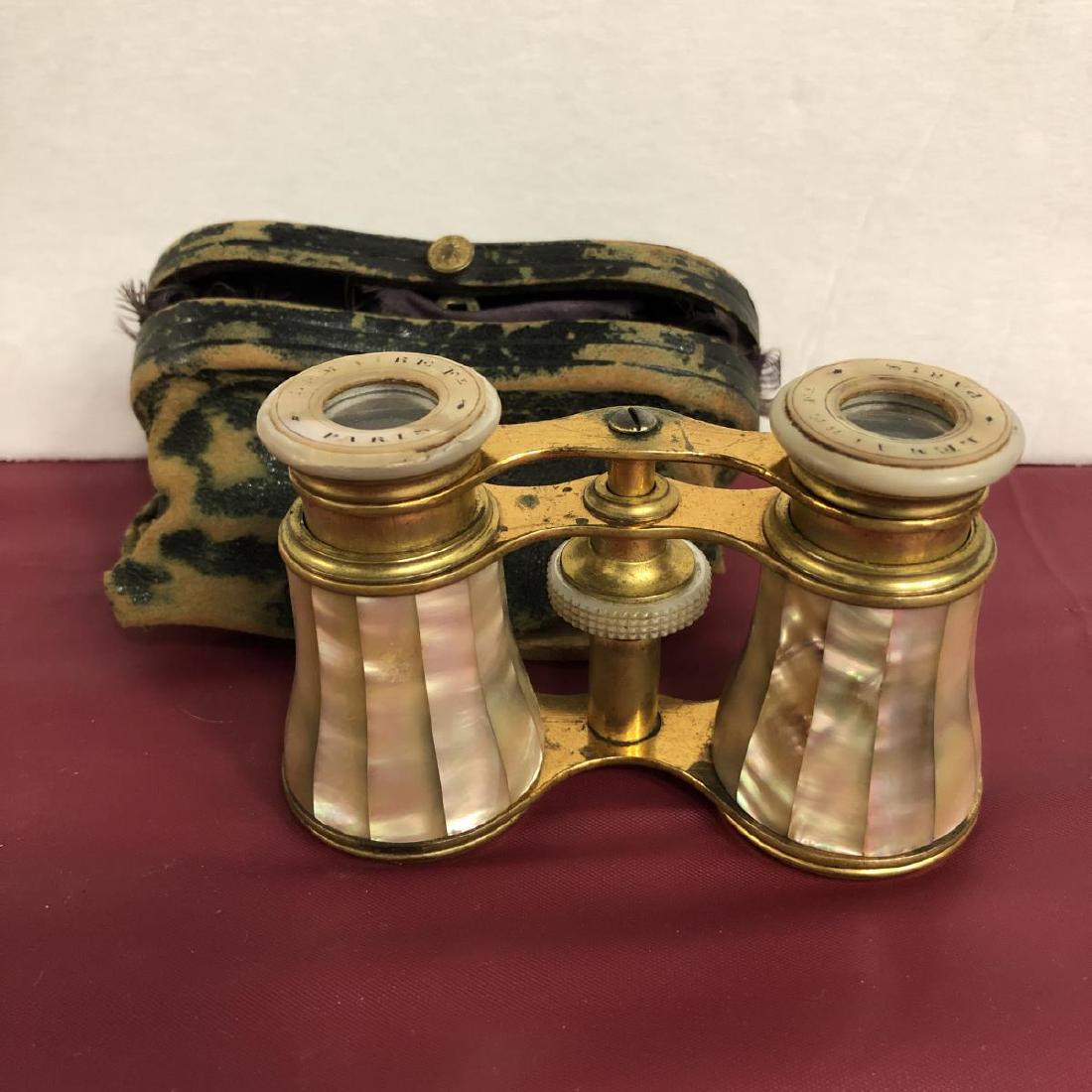 French Lemaire Mother of Pearl Opera Glasses (1 of 7)