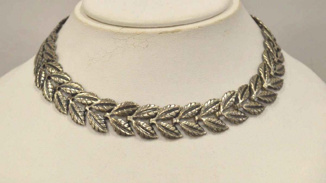 Sterling Dane Craft leaf collar necklace (1 of 3)
