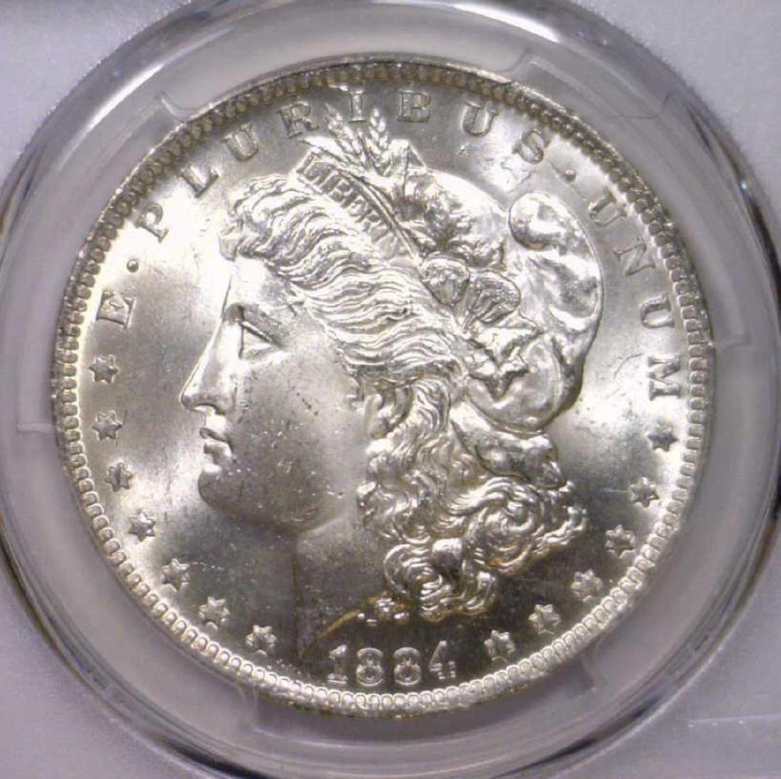 1884-O Morgan Silver Dollar Gem BU PCGS MS65 (1 of 3)