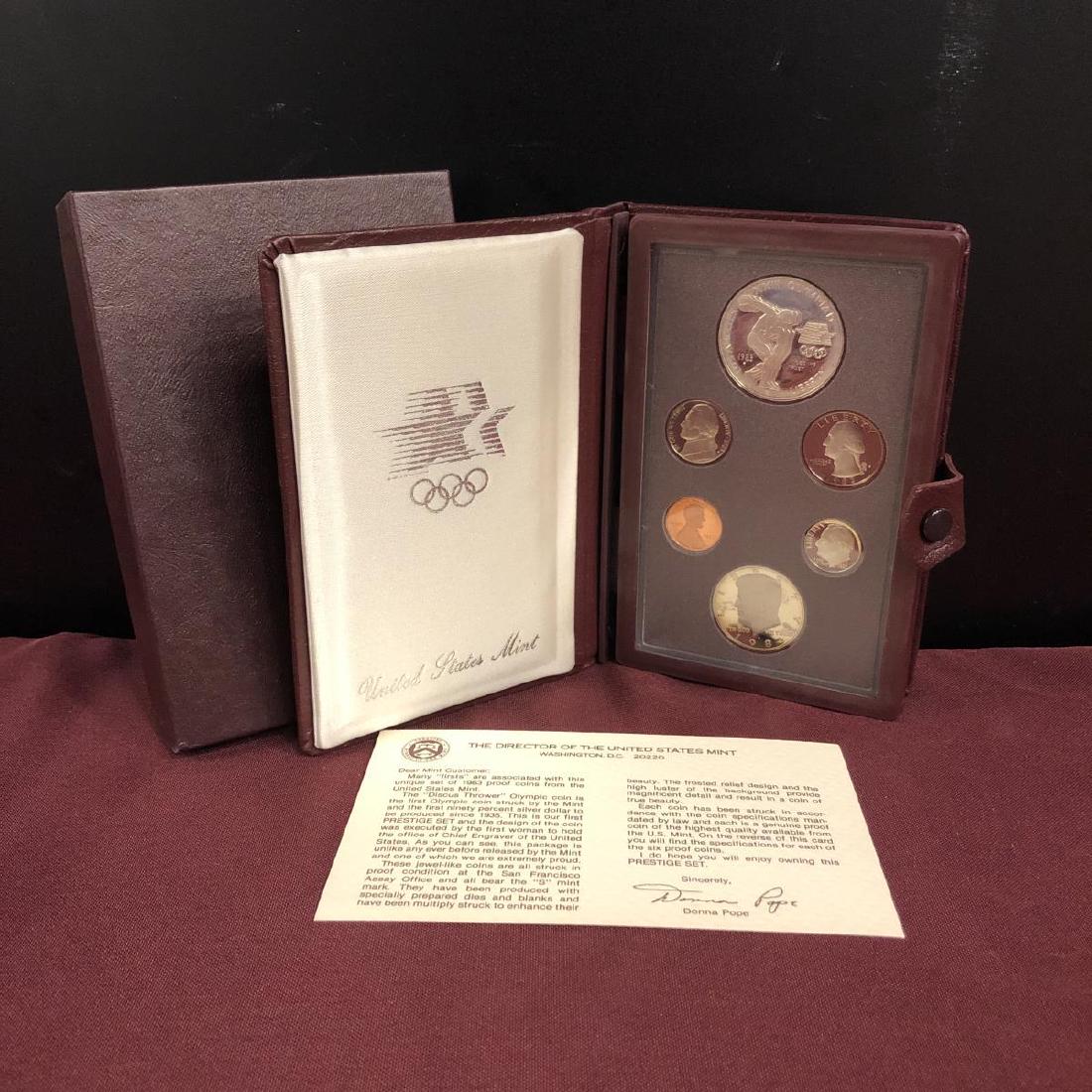 1983 Prestige Proof Set w/ Silver Commemorative $1 (1 of 3)