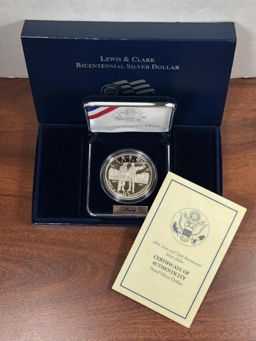 2004 Lewis & Clark Silver Proof Commem. $1 (1 of 3)