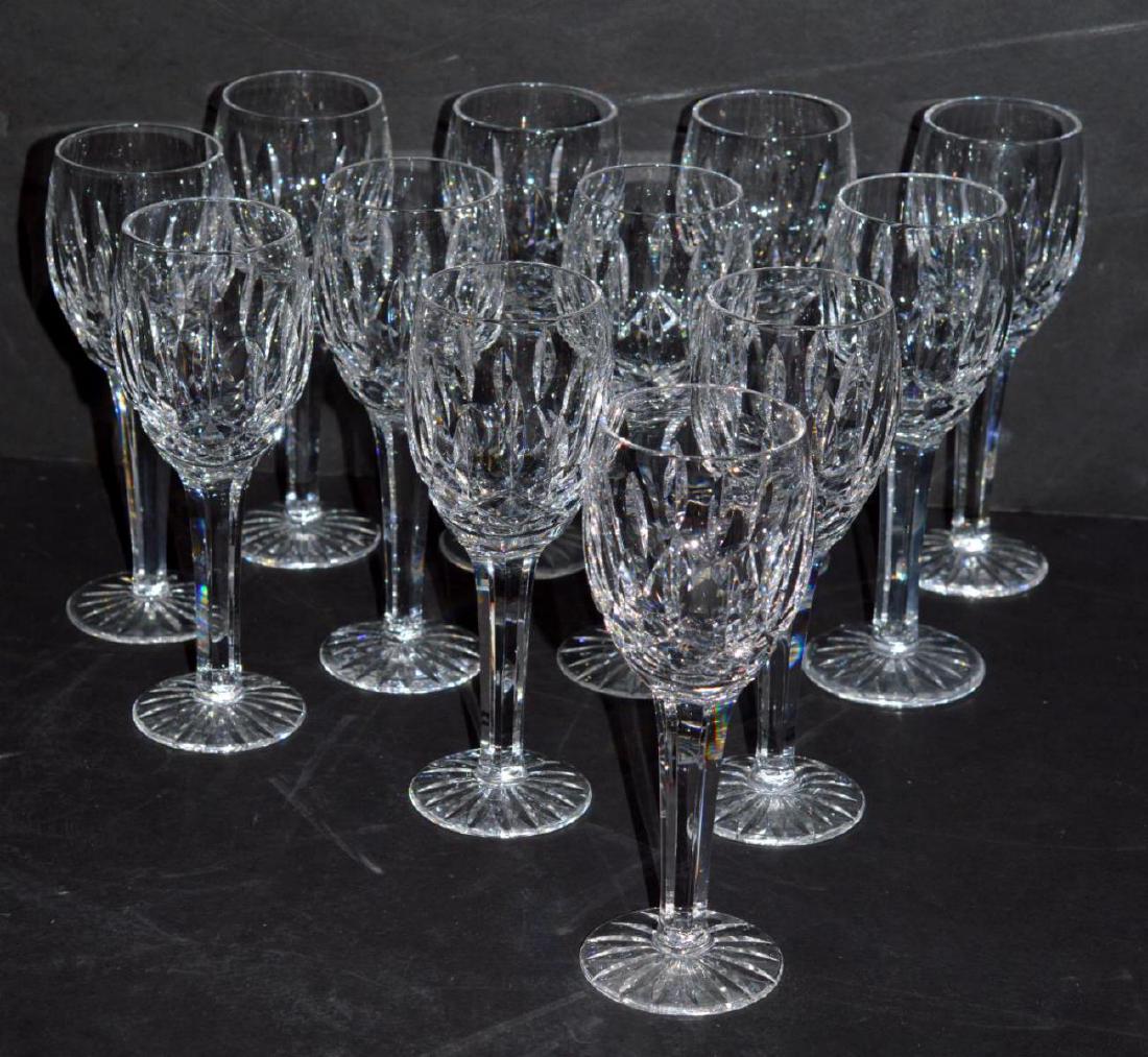 12 Waterford Ballymore Sherry Stemmed Glasses: 12 Waterford Crystal Ballymore (1992-2017) Sherry Stemware Glasses (6"). Ballymore is named after the town of Ballymore in Ireland, 90 miles from the town of Waterford. Bally means "town" and more, we
