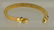 14kt yellow gold popcorn link bracelet - 2