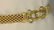 14kt yellow gold popcorn link bracelet - 4