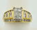 14kt yellow gold diamond ring