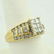 14kt yellow gold diamond ring - 2