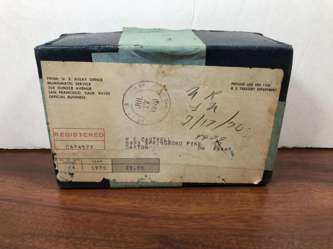 1970 Proof Set Original Mint Box of 4 (1 of 2)