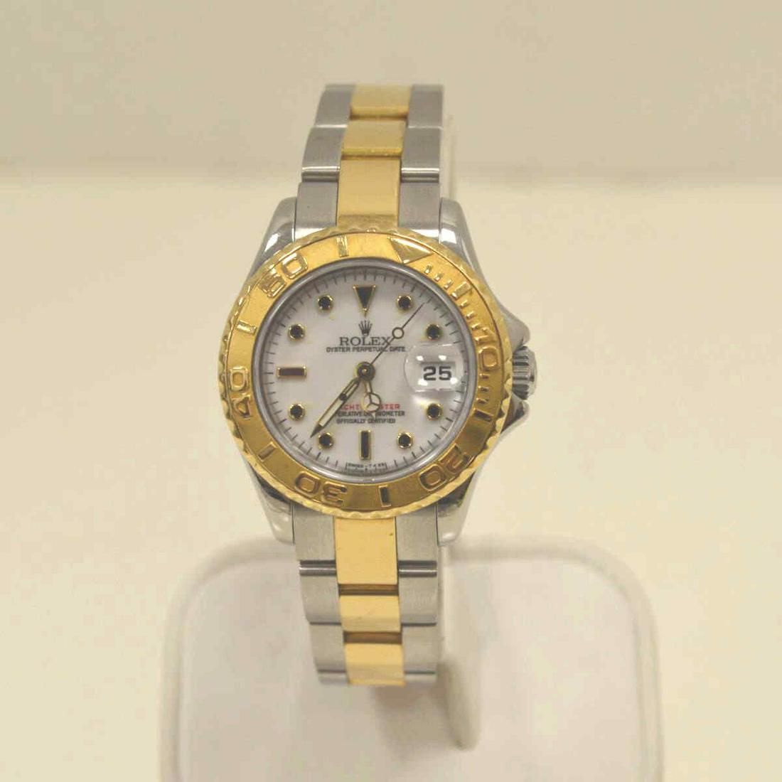 Ladies two tone Rolex Yatchmaster Watch (1 of 5)