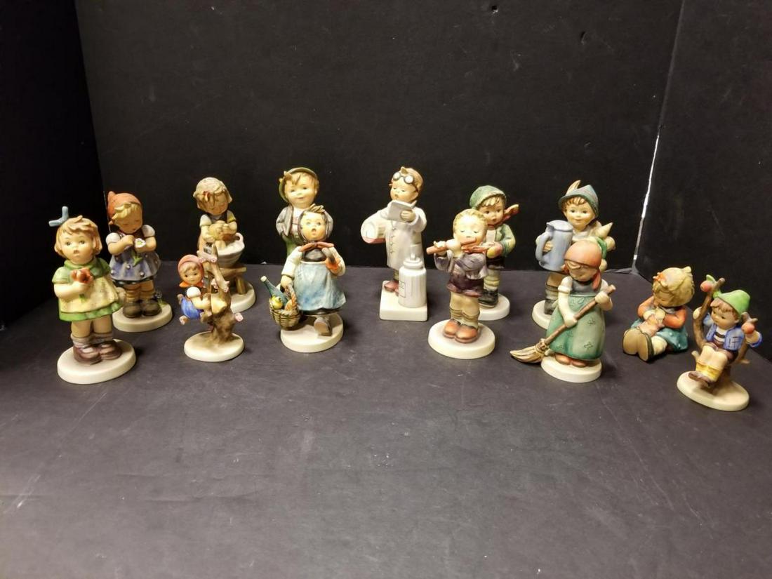 Large Lot of Goebel Hummel Figurines 13 Pieces (1 of 7)