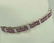 Sterling silver ruby bracelet