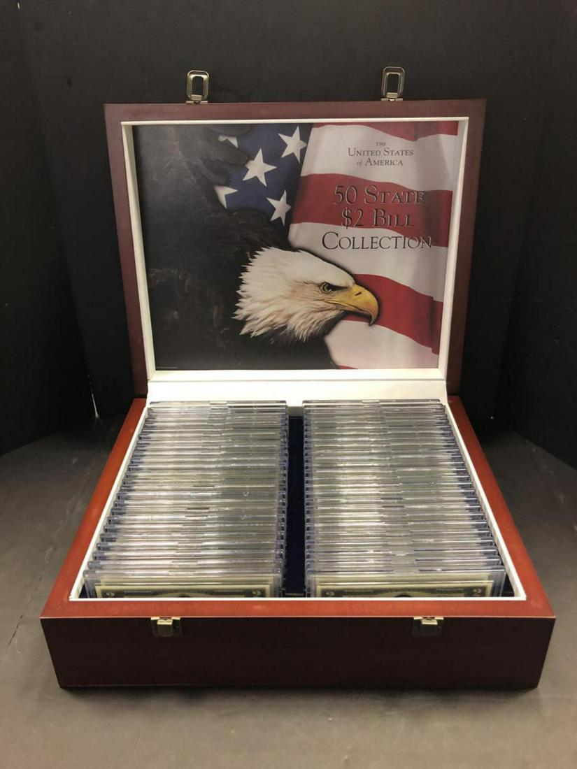 50 State $2 Bill Collection in Presentation Box (1 of 6)