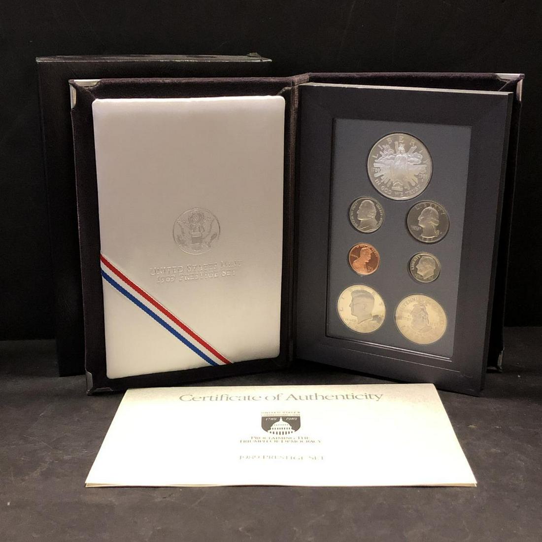 1989 Prestige Proof Set w/Silver Commemorative $1 (1 of 2)