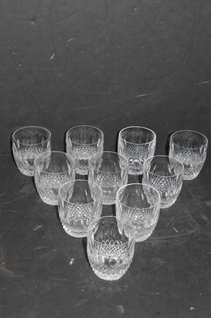 Waterford Crystal Colleen Old Fashioned Glasses: Set of 10 Waterford Crystal Old Fashioned Glasses in the Colleen Pattern. Each of these handcrafted glasses are in excellent shape & have the iconic Waterford acid etched logo & were made in Ireland. 