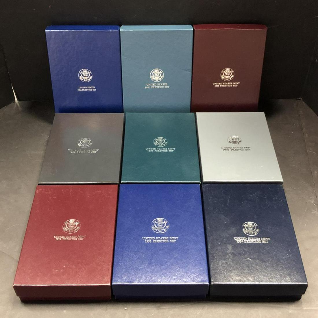 Date Run Prestige Sets 1986-1994 w/Silver Comm $1 (1 of 19)