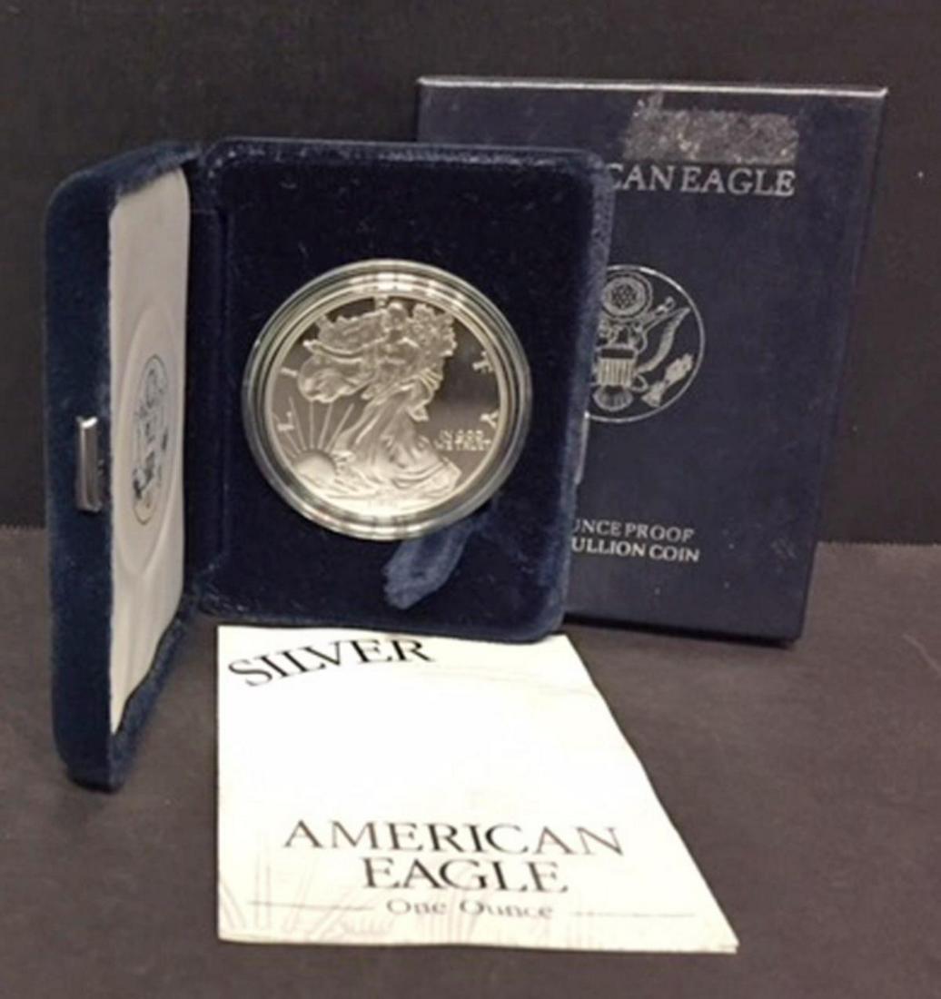 1997 Silver American Proof Eagle with Box & COA (1 of 3)