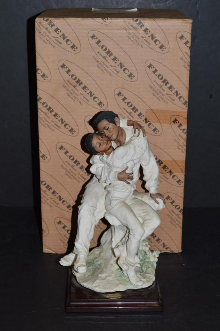 Armani/Capodimonte "Cheek to Cheek", #1249F w/Box: Retired Guiseppe Armani/Capodimonte "Cheek to Cheek", #1249F Figurine/Statue with Original Box. Retired in 2002. Size: 1 1/4" H.