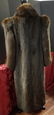 Ladies Medium Dark Brown Mink & Fox Fur Coat - 3