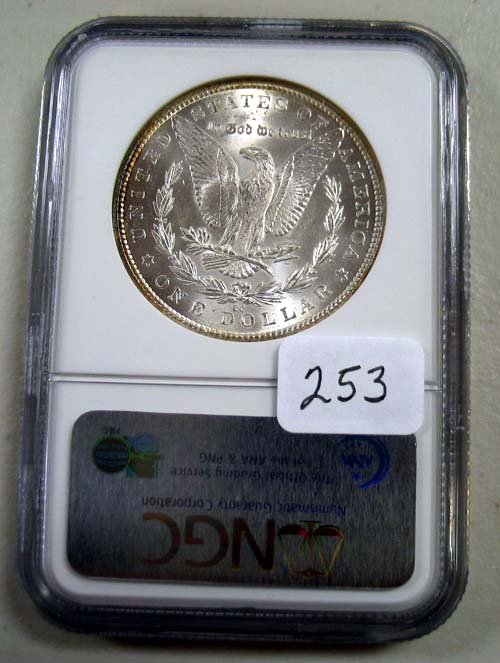 1884-CC Morgan Silver Dollar NGC MS 64 - 2