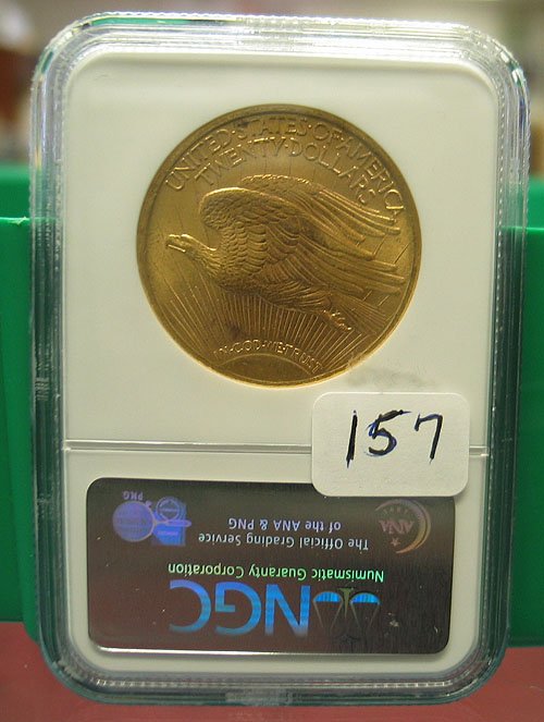 1922 $20 St. Gaudens Gold Coin NGC MS 63 - 2