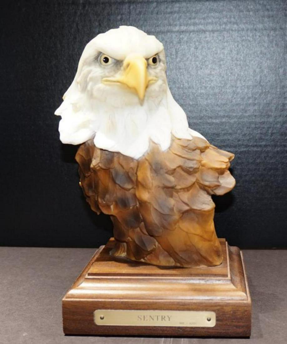 Mill Creek "Sentry" Eagle Statue #848 of 4000.: Mill Creek Studios "Sentry" Eagle Statue Number 848 of 4000. Sculptor Stephen Herrero, made in USA. 8 1/4 inches high