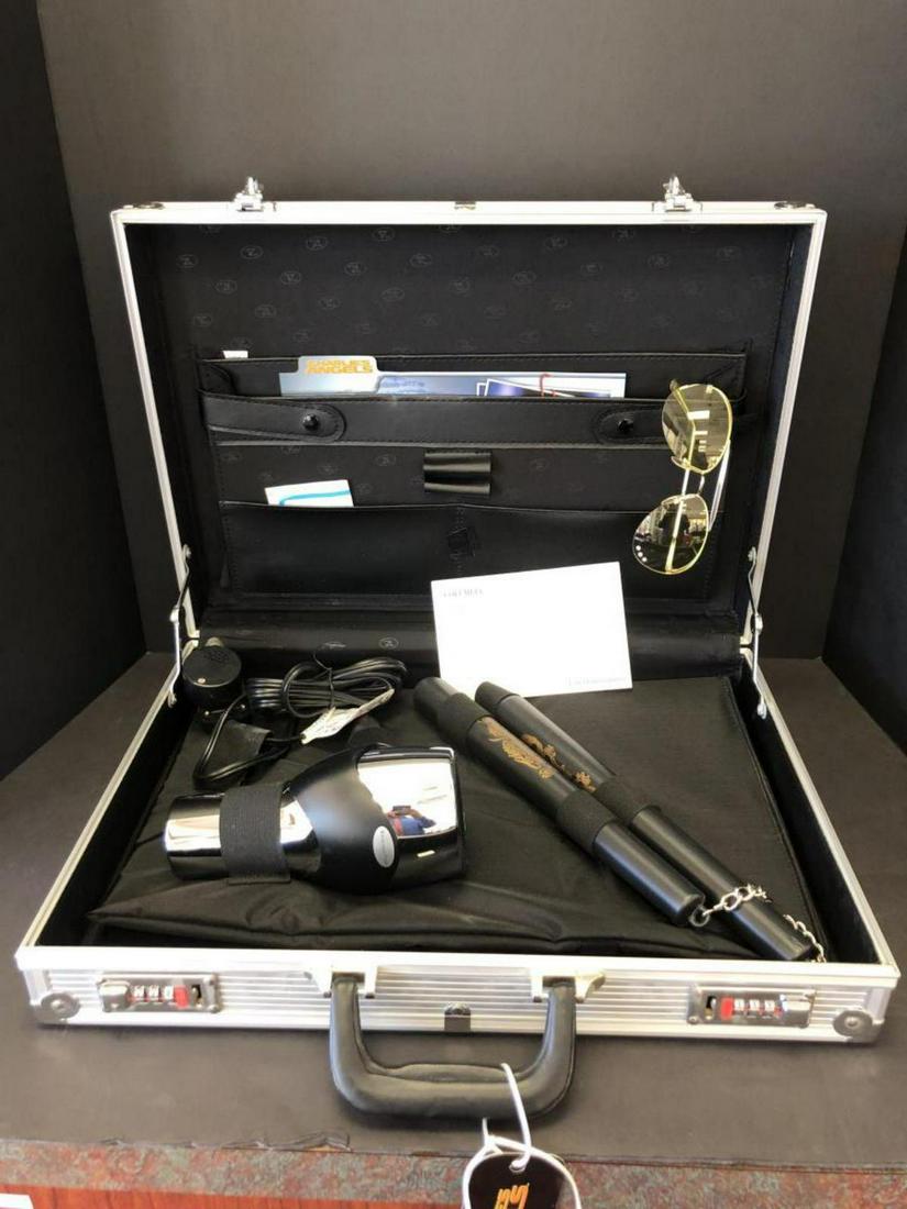 Charlie's Angels Collectors Briefcase Movie Promo: Charlie's Angels Collectors Briefcase Movie Promotional Item. A limited production & very rare promotional briefcase for the 2000 movie, that when you open it the speaker goes off inside and says.....