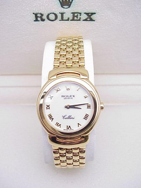 Lady's Rolex Cellini 18kt Gold Watch