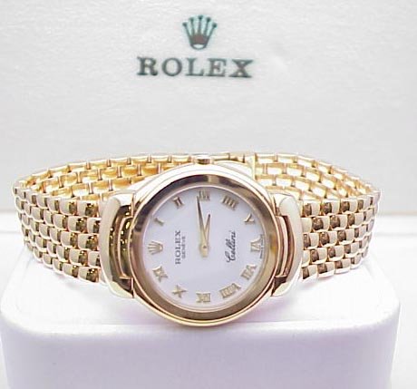 Lady's Rolex Cellini 18kt Gold Watch - 2