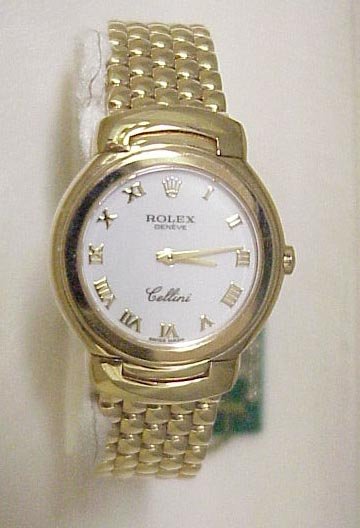 Lady's Rolex Cellini 18kt Gold Watch - 3