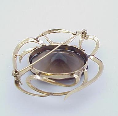 Large Smoky Quartz Pin - 2